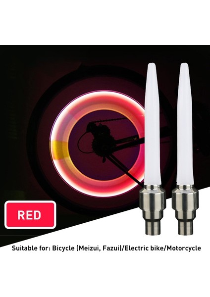 Çok Renkli Stil Lastik Lambası Bisiklet Işık LED Neon Işık Valfi Kök Cap Mtb Bisiklet Bisiklet Araba Motosiklet Tekerlek Lastik Lambası Güvenlik Uyarısı (Yurt Dışından)