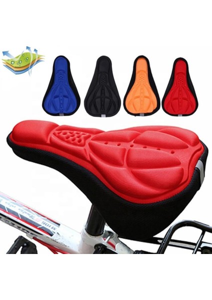 Siyah Stil Bisiklet Eyer 3D Yumuşak Bisiklet Koltuk Örtüsü Rahat Köpük Koltuk Minderi Bisiklet Eyer Dağ Bisiklet Bisiklet Aksesuarları Için (Yurt Dışından) modelleri