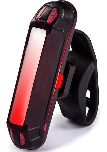Kırmızı Beyaz Stil Bisiklet Arka Işık USB Şarj Edilebilir LED Güvenlik Uyarı Lambası Aksesuarları Gece Bisiklet Işığı Ipx-5 Su Geçirmez Bisiklet Kuyruk Lambası (Yurt Dışından)