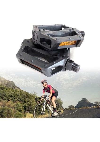 1 Çift Tarzı Dağ Bisikleti Pedalı Ultra-Hafif 4 Rulman Mtb Bisiklet Pedalları Yansıtıcı Şeritlerde Yerleşik Yol Bisikleti Pedalları Için Bicicleta (Yurt Dışından) modelleri