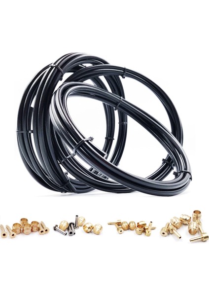 Sram Stili Dağ Bisikleti Hidrolik Disk Fren Hortumu Yağ Tüp Borusu 5mm Mtb Bisiklet Fren Hortumu Kablo Seti Kitleri BH59 BH90 Konnektör 2.5 M (Yurt Dışından) fiyatları