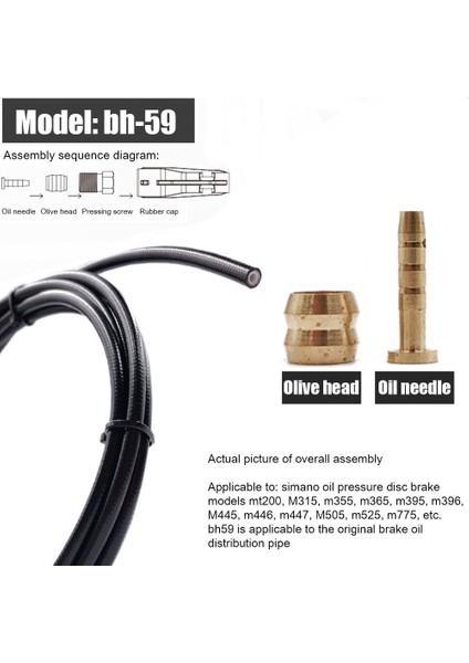 Sram Stili Dağ Bisikleti Hidrolik Disk Fren Hortumu Yağ Tüp Borusu 5mm Mtb Bisiklet Fren Hortumu Kablo Seti Kitleri BH59 BH90 Konnektör 2.5 M (Yurt Dışından) fırsatları