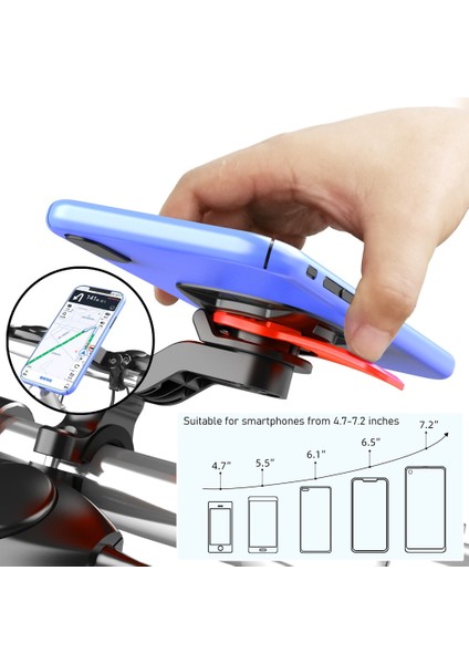 HOL210S Stili Evrensel Bisiklet Telefon Tutucu Bisiklet Cep Telefonu Standı Hızlı Montaj Yol Bisikleti Gidon Kök Montaj Sürme Mtb Braketi Aksesuarları (Yurt Dışından) modelleri