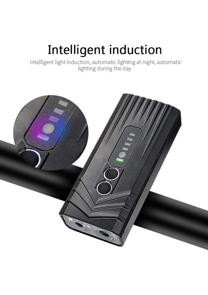 1 Stil Ayarla Bisiklet Işığı Yağmur Geçirmez USB Şarj Edilebilir LED Ah Mtb Ön Lamba Far Alüminyum Ultralight El Feneri Bisiklet Işığı (Yurt Dışından)