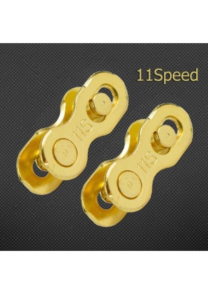 Altın 11S Tarzı 2 Pairs Bisiklet Zinciri Bağlayıcı Kilidi Hızlı Bağlantı Yol Bisikleti Zinciri Jointsihirli Tokalar Bisiklet Parçaları Aksesuarları Hız (Yurt Dışından)