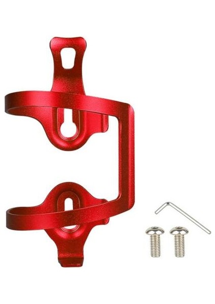 Kırmızı 1 Tarzı Dağ Bisikleti Bisiklet Su Şişesi Kafesi Alüminyum Alaşımlı Bardak Tutucu Içecek Braketi Bardak Tutucu Içecek Braketi (Yurt Dışından)