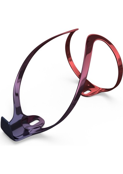 V Şekli Kırmızı Siyah Stili Gradyan Renkli Bisiklet Alüminyum Şişe Kafesi Mtb Yol Çakıl Bisikleti Su Şişesi Tutacağı Kaplama Renkli Metal Hafif 1 Adet (Yurt Dışından)