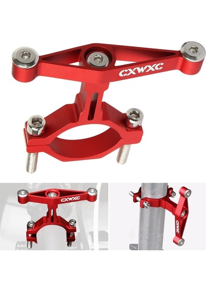 Siyah Stil Bisiklet Su Şişesi Montaj Adaptörü Bisiklet Su Bardağı Kafes Tutucu Ayarlanabilir Bisiklet Şişe Braketi Bisiklet Gidon Seatpost Çatal (Yurt Dışından)