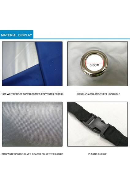 Koyu Mavi Stil Xl Beden Su Geçirmez Bisiklet Yağmur Toz Kapağı Bisiklet Örtüsü Uv Koruyucu Bisiklet Için Bisiklet Yardımcı Programı Bisiklete Binme Açık Yağmur Örtüsü 4 Boyut Xl (Yurt Dışından) fırsatları