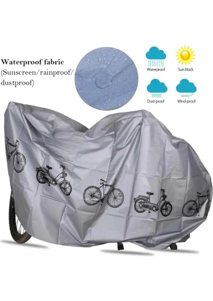 195X100 cm Stili Su Geçirmez Bisiklet Bisiklet Örtüsü Yağmur Toz Geçirmez Uv Koruyucu Açık Bisiklet Bisiklet Örtüsü Bisiklet Aksesuarları Için Yağmuru Önleyin (Yurt Dışından) fiyatları
