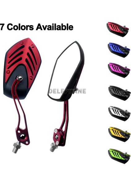 Mor Tarzı 1 Çift Bisiklet Aynası Büyük Görünüm Bisiklet Dikiz Aynası Elektrikli Bisiklet Scooter Için Çok Açı Ayarlanabilir Gidon Dikiz Aynası (Yurt Dışından) modelleri