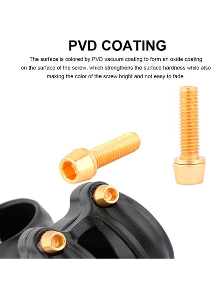 Mavi Stil Et Mtb Bisiklet Gidon Vidaları Titanyum Kaplama Renkli Paslanmaz Çelik Vidalar M5*18MM Mil Yükseltici Vida Cıvatalarda (Yurt Dışından) fiyatları