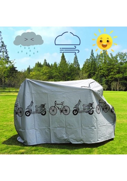 195X100 cm Stili Su Geçirmez Bisiklet Bisiklet Örtüsü Yağmur Toz Geçirmez Uv Koruyucu Açık Bisiklet Bisiklet Örtüsü Bisiklet Aksesuarları Için Yağmuru Önleyin (Yurt Dışından) fırsatları