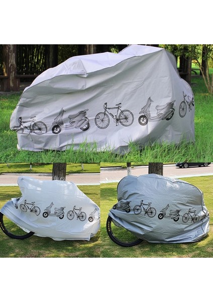 195X100 cm Stili Su Geçirmez Bisiklet Bisiklet Örtüsü Yağmur Toz Geçirmez Uv Koruyucu Açık Bisiklet Bisiklet Örtüsü Bisiklet Aksesuarları Için Yağmuru Önleyin (Yurt Dışından) indirimleri