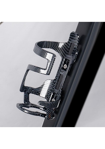 Bisiklet Su Şişesi Kafesi Yol Dağ Bisikletleri Için Hafif Lastik Karbon Desen Şişe Tutucu Bisiklet Aksesuarları (Yurt Dışından)