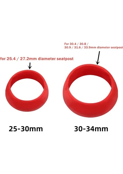 Yeşil Stil 25-30 mm 1 Adet Bisiklet Selesi Kauçuk Halka Tozluk Bisiklet Silikon Su Geçirmez Dağ Bisikleti Seatpost Koruyucu Dişli Bisiklet Aksesuarları (Yurt Dışından) indirimleri
