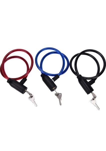 Rastgele Gönderme Stili 8*65CM Hırsızlığa Karşı Bisiklet Kablo Kilidi Bisiklet Bisiklet Scooter Emniyet Kilidi 2 Tuşlu Yeni Li (Yurt Dışından) fiyatları