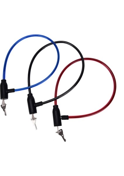 Rastgele Gönderme Stili 8*65CM Hırsızlığa Karşı Bisiklet Kablo Kilidi Bisiklet Bisiklet Scooter Emniyet Kilidi 2 Tuşlu Yeni Li (Yurt Dışından) modelleri