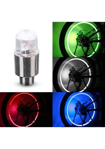 Beyaz Stil 1 Adet LED Araba, Bisiklet, Moped, Motosiklet, Parlayan Tekerlek Kapakları Dropship Için Ole Tekerlek Kapakları (Yurt Dışından)