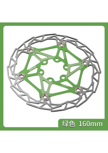 160 mm Yeşil Stil Deckas Mtb Dağ Bisikleti Fren Diski Şamandıra Yüzer Pedler Ultra Hafif Fren Şamandırası Bisiklet Fren Diski Hidrolik 6 Cıvatalı Rotorlar (Yurt Dışından)