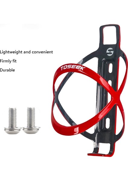 Kırmızı Stil Toseek Hafif Bisiklet Şişe Tutucu Karbon Mat Bisiklet Mtb Yol Bisikleti Için Su Şişesi Kafesi Katlanır Bisiklet (Yurt Dışından) fırsatları