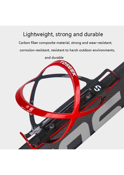 Kırmızı Stil Toseek Hafif Bisiklet Şişe Tutucu Karbon Mat Bisiklet Mtb Yol Bisikleti Için Su Şişesi Kafesi Katlanır Bisiklet (Yurt Dışından) indirimleri