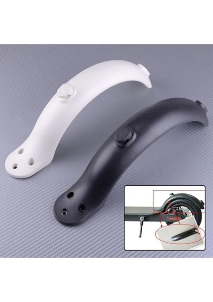 Beyaz Stil Elektrikli Scooter Çamurluklar Xiao Mi M365 Için Arka Çamurluk Çamurluk Aksesuarları (Yurt Dışından) fiyatları