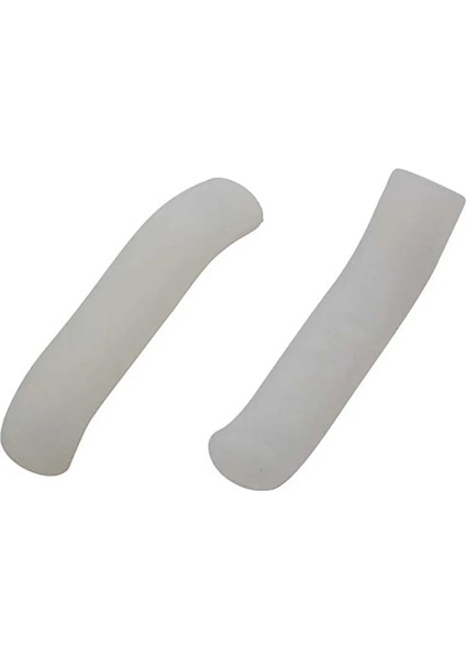 Beyaz Stil Mtb Bisiklet Bisiklet Koruyucu Dişli Yol Bisikleti Koruyucu Aksesuarları 1 Çift Bisiklet Fren Kulp Kılıfı Silikon Korumak Kolu Kol (Yurt Dışından)