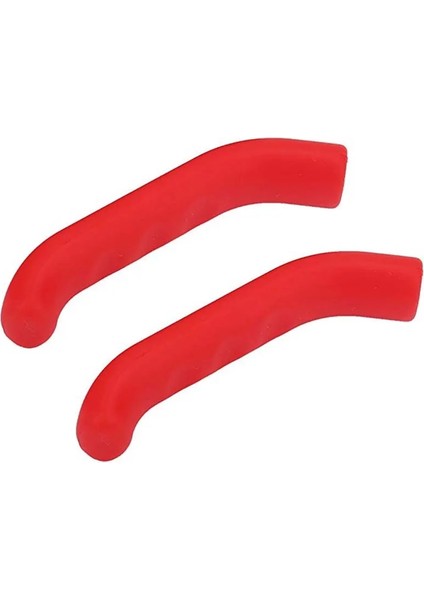 Kırmızı Stil Mtb Bisiklet Bisiklet Koruyucu Dişli Yol Bisikleti Koruyucu Aksesuarları 1 Çift Bisiklet Fren Kulp Kılıfı Silikon Korumak Kolu Kol (Yurt Dışından)