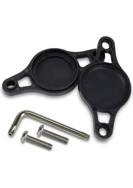 Siyah Stil Bisiklet Hava Etiketi Şişe Kafesi Tutucu Braketi Koruma Kapağı Bisiklet Gizli Konumlandırma Anti-Kayıp Izleyici Bisiklet Şişe Tutucu (Yurt Dışından)