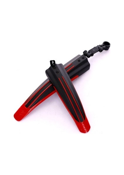 Kırmızı Stil Bisiklet Çamurluk Dağ Bisikleti Çamurluk Seti Çamurluklar Bisiklet Çamurluk Kanatları Bisiklet Ön ve Arka Çamurluklar (Yurt Dışından)