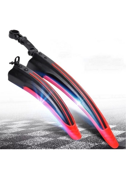 Kırmızı Stil Bisiklet Çamurluk Dağ Bisikleti Çamurluk Seti Çamurluklar Bisiklet Çamurluk Kanatları Bisiklet Ön ve Arka Çamurluklar (Yurt Dışından) modelleri