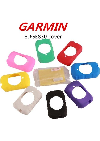 Kırmızı Stil Garmin Kenar Rotective Case Licone Koruyucu Kapak Gps Bisiklet Bilgisayar Koruma Ekranı Filmi (Yurt Dışından)