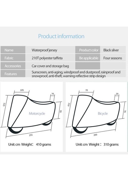 Bisiklet Tarzı Için Bisiklet Bisiklet Örtüsü Su Geçirmez Kar Örtüsü Yağmur Uv Koruyucu Toz Koruyucu Scooter Için Su Geçirmez Bisiklet Yağmur Toz Geçirmez Kapak Yeni (Yurt Dışından) fırsatları