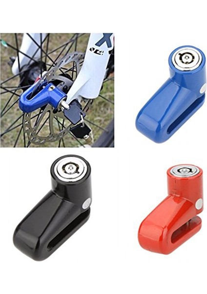 Kırmızı Stil Hırsızlık Önleyici Fren Diski Disk Rotor Emniyet Kilidi 7mm Motosiklet Scooter Bisiklet Için Çelik Yol Fren Diski Fren Tekerlek Kilidi Dağ (Yurt Dışından)
