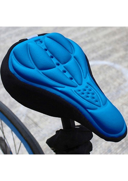 Mavi Stil Bisiklet Eyer 3D Yumuşak Bisiklet Koltuk Örtüsü Rahat Köpük Koltuk Minderi Bisiklet Bisiklet Bisiklet Aksesuarları Için Bisiklet Eyer (Yurt Dışından)