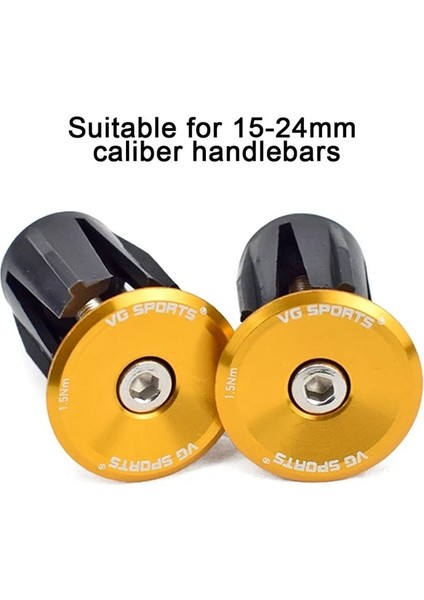 Altın Tarzı 1 Çift Yol Katlanır Bisiklet Gidon Kavrama Uçları Cap Yarış Bisikleti Gidon Gidon Fişleri Açık Bisiklet Bisiklet Aksesuarları (Yurt Dışından)