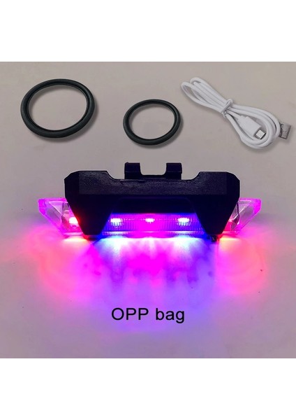 Type1 Stili Bisiklet Bisiklet Işıkları LED Güvenlik Uyarı Işığı Arka Kuyruk Işığı Far USB Şarj Edilebilir Bisiklet Bisiklet Arka Lambası Lambaları Aksesuarlar (Yurt Dışından)