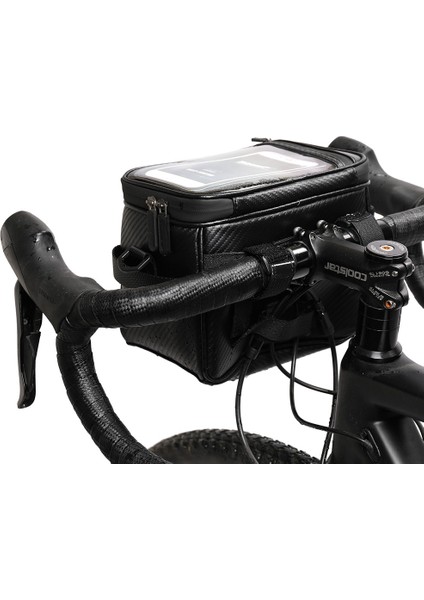 Tuval Gri Tarzı Rhinowalk Bisiklet Ön Çanta Dokunmatik Ekran 7 Inç Gidon Telefon Çantası Su Geçirmez Elektrikli Katlanır Bisiklet 4.5l Kamera Çantası Çanta (Yurt Dışından) modelleri