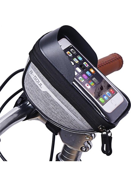 No.8 Stili Tek Boyut Su Geçirmez Bisiklet Çantası Çerçeve Ön Üst Tüp Çanta Dokunmatik Ekran 6.one Koruyucu Kılıf Mtb Dağ Yol Bisikleti Aksesuarları (Yurt Dışından)