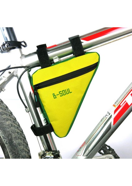 Sarı Stil Bisiklet Bisiklet Çantası Su Geçirmez Mtb Yol Bisiklet Çerçevesi Ön Tüp 5. Cep Telefonu Dokunmatik Ekran Çantası Bisiklet Bisiklet Aksesuarları (Yurt Dışından)