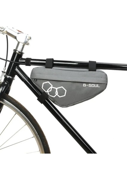 No.3 Tarzı B-Soul Polyester Bisiklet Çantası Su Geçirmez Dağ Bisikleti Üçgen Çanta Ön Tüp Çerçeve Bisiklet Çanta Kılıfı Tutucu Bisiklet Aksesuarları (Yurt Dışından)