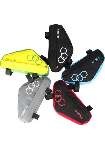 No.3 Tarzı B-Soul Polyester Bisiklet Çantası Su Geçirmez Dağ Bisikleti Üçgen Çanta Ön Tüp Çerçeve Bisiklet Çanta Kılıfı Tutucu Bisiklet Aksesuarları (Yurt Dışından) fırsatları