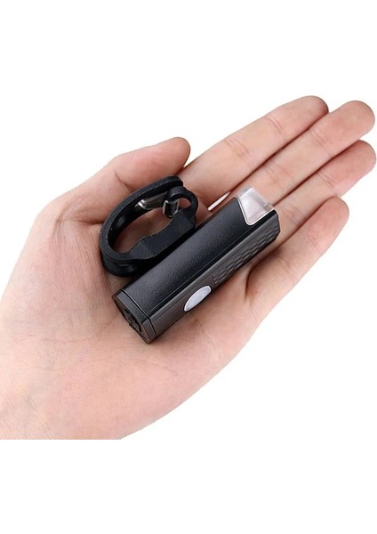 No.2 Tarzı Bisiklet Işık 300 Lümen 3 Mod Bisiklet Ön Işık Lambası Bisiklet Far Bisiklete Binme LED USB Şarj Edilebilir El Feneri Fener Aksesuarları (Yurt Dışından)