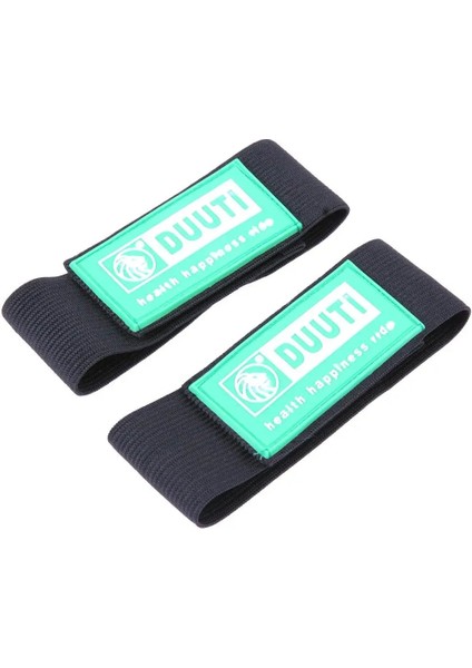 Yeşil Stil 2 Adet Bisiklet Yansıtıcı Ayak Bileği Bacak Bant Bandı Açık Bisiklet Pantolonu Pantolon Alt Bantları (Yurt Dışından)