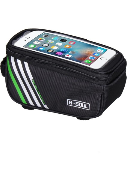 Siyah Stil Dağ Bisikleti Bisiklet Bisiklet Çerçevesi Ön Tüp Su Geçirmez Cep Telefonu Çantası Multifu Tüp Kılıfı Cep Cep Telefonu Kılıfı Tutucu (Yurt Dışından)