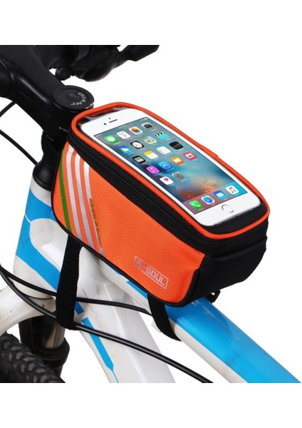 Siyah Stil Dağ Bisikleti Bisiklet Bisiklet Çerçevesi Ön Tüp Su Geçirmez Cep Telefonu Çantası Multifu Tüp Kılıfı Cep Cep Telefonu Kılıfı Tutucu (Yurt Dışından) fiyatları