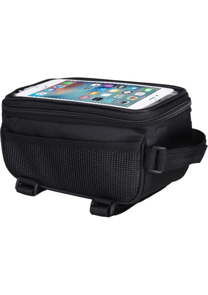 Siyah Stil Dağ Bisikleti Bisiklet Bisiklet Çerçevesi Ön Tüp Su Geçirmez Cep Telefonu Çantası Multifu Tüp Kılıfı Cep Cep Telefonu Kılıfı Tutucu (Yurt Dışından) fırsatları