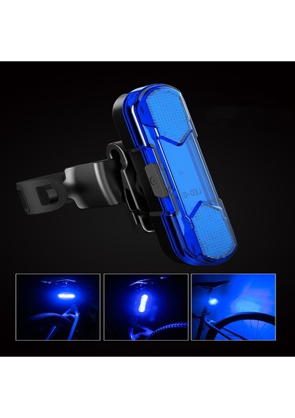 No.2 Tarzı Bisiklet Bisiklet Işıkları Su Geçirmez Güç Güvenliği LED USB Şarj Edilebilir Uyarı Işığı El Feneri Gece Bisikleti Için Arka Kuyruk Işık Lambası (Yurt Dışından)