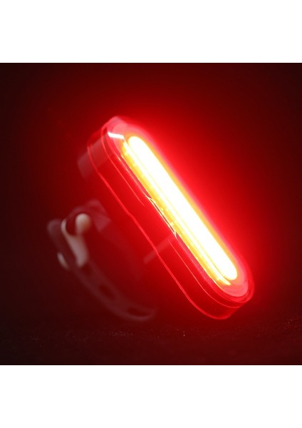 B01-KIRMIZI Stil LED Bisiklet Bisiklet Işık 120 Lümen Bisiklet Arka Işık USB Şarj Edilebilir Dağ Bisikleti Arka Lambası Su Geçirmez Güvenlik Uyarı Lambası (Yurt Dışından)